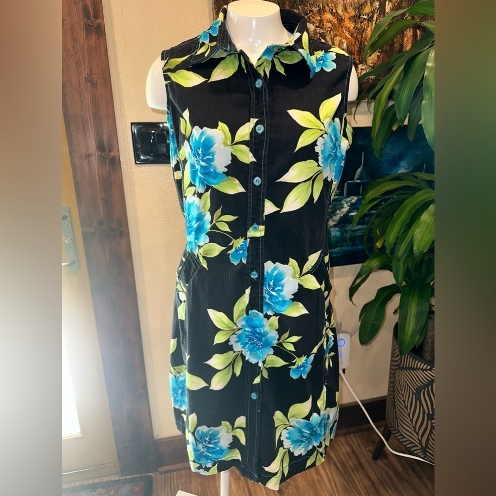 EUC STRECH White Stag tiki dress style SZ 8
